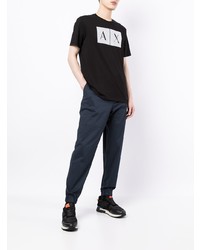 dunkelblaue Chinohose von Armani Exchange