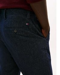 dunkelblaue Chinohose von Tommy Hilfiger