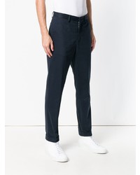 dunkelblaue Chinohose von Z Zegna