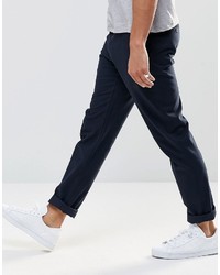 dunkelblaue Chinohose von Weekday