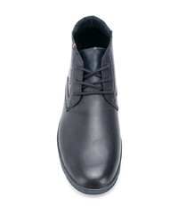 dunkelblaue Chukka-Stiefel aus Leder von Tommy Hilfiger