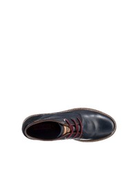 dunkelblaue Chukka-Stiefel aus Leder von PIKOLINOS