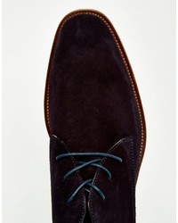 dunkelblaue Chukka-Stiefel aus Leder von Aldo