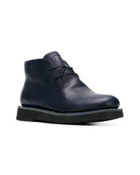 dunkelblaue Chukka-Stiefel aus Leder von Camper