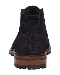 dunkelblaue Chukka-Stiefel aus Wildleder von Bugatti