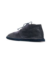 dunkelblaue Chukka-Stiefel aus Wildleder von Marsèll