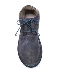 dunkelblaue Chukka-Stiefel aus Wildleder von Marsèll