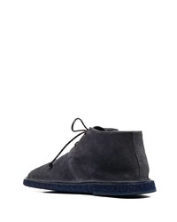 dunkelblaue Chukka-Stiefel aus Wildleder von Marsèll