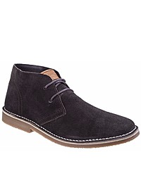 dunkelblaue Chukka-Stiefel aus Wildleder von Cotswold