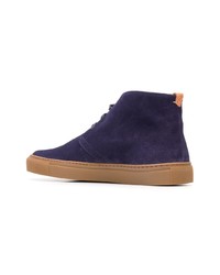 dunkelblaue Chukka-Stiefel aus Wildleder von Hackett