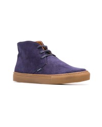 dunkelblaue Chukka-Stiefel aus Wildleder von Hackett