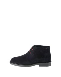 dunkelblaue Chukka-Stiefel aus Wildleder von Gant