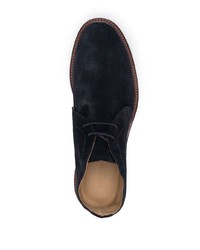 dunkelblaue Chukka-Stiefel aus Wildleder von Scarosso