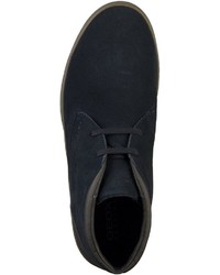 dunkelblaue Chukka-Stiefel aus Wildleder von Geox