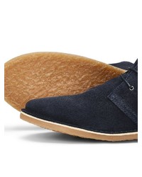 dunkelblaue Chukka-Stiefel aus Wildleder von Jack & Jones