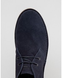 dunkelblaue Chukka-Stiefel aus Wildleder von Jack and Jones