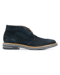 dunkelblaue Chukka-Stiefel aus Wildleder von BRIMARTS