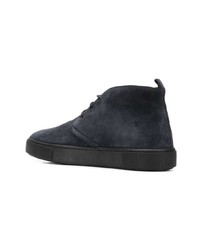 dunkelblaue Chukka-Stiefel aus Wildleder von Tod's