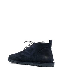 dunkelblaue Chukka-Stiefel aus Wildleder von Marsèll