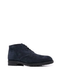 dunkelblaue Chukka-Stiefel aus Wildleder von Bally