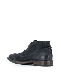 dunkelblaue Chukka-Stiefel aus Wildleder von Moma