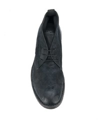 dunkelblaue Chukka-Stiefel aus Wildleder von Moma