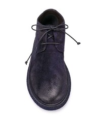 dunkelblaue Chukka-Stiefel aus Wildleder von Marsèll