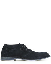 dunkelblaue Chukka-Stiefel aus Wildleder von Pantanetti
