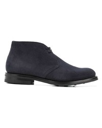 dunkelblaue Chukka-Stiefel aus Wildleder von Church's