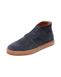 dunkelblaue Chukka-Stiefel aus Wildleder von Selected Homme