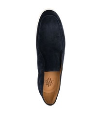 dunkelblaue Chukka-Stiefel aus Wildleder von Eleventy