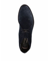 dunkelblaue Chukka-Stiefel aus Wildleder von Henderson Baracco