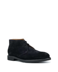 dunkelblaue Chukka-Stiefel aus Wildleder von Doucal's