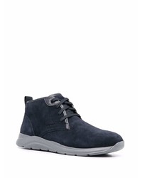 dunkelblaue Chukka-Stiefel aus Wildleder von Geox