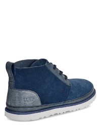 dunkelblaue Chukka-Stiefel aus Wildleder von UGG