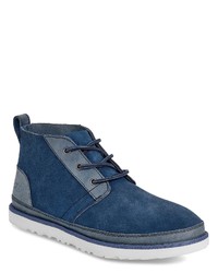 dunkelblaue Chukka-Stiefel aus Wildleder von UGG