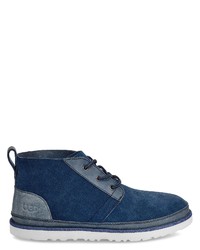 dunkelblaue Chukka-Stiefel aus Wildleder von UGG