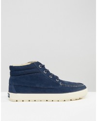 dunkelblaue Chukka-Stiefel von Sperry