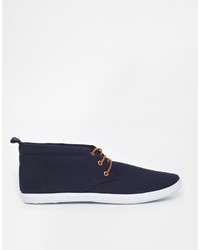 dunkelblaue Chukka-Stiefel von Asos