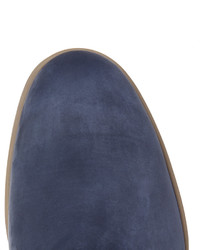 dunkelblaue Chukka-Stiefel von Loro Piana