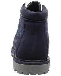 dunkelblaue Chukka-Stiefel von Timberland