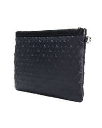 dunkelblaue Clutch Handtasche von Jimmy Choo