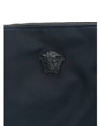 dunkelblaue Clutch Handtasche von Versace