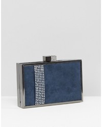 dunkelblaue Clutch von Lotus