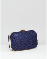 dunkelblaue Clutch von Little Mistress