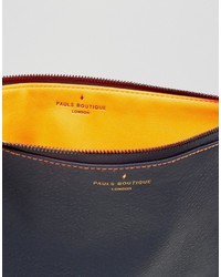 dunkelblaue Clutch von Pauls Boutique