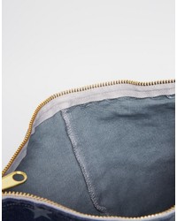 dunkelblaue Clutch von Reclaimed Vintage