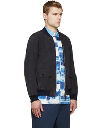 dunkelblaue Collegejacke von VISVIM