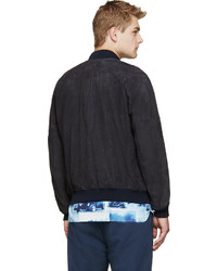 dunkelblaue Collegejacke von VISVIM