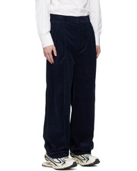 dunkelblaue Cord Chinohose von We11done